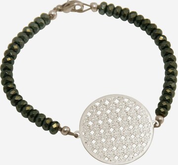 Gemshine Armband 'Yoga ' in Zwart: voorkant