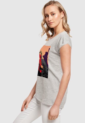 Merchcode T-Shirt 'Grand New York' in Grau