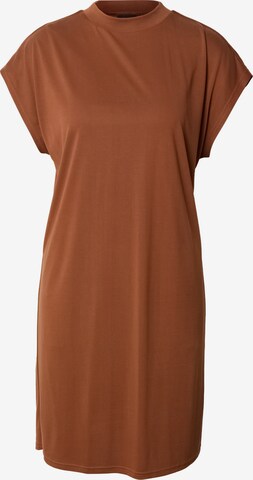 Urban Classics Dress in Brown: front