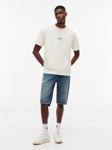 Tommy Jeans T-shirt 'SAILBOAT' i beige