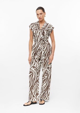 s.Oliver Jumpsuit in Braun: Vorderseite