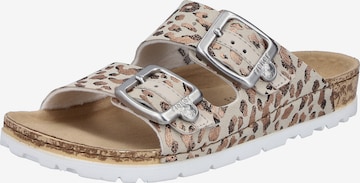 Mule Rieker en marron : devant