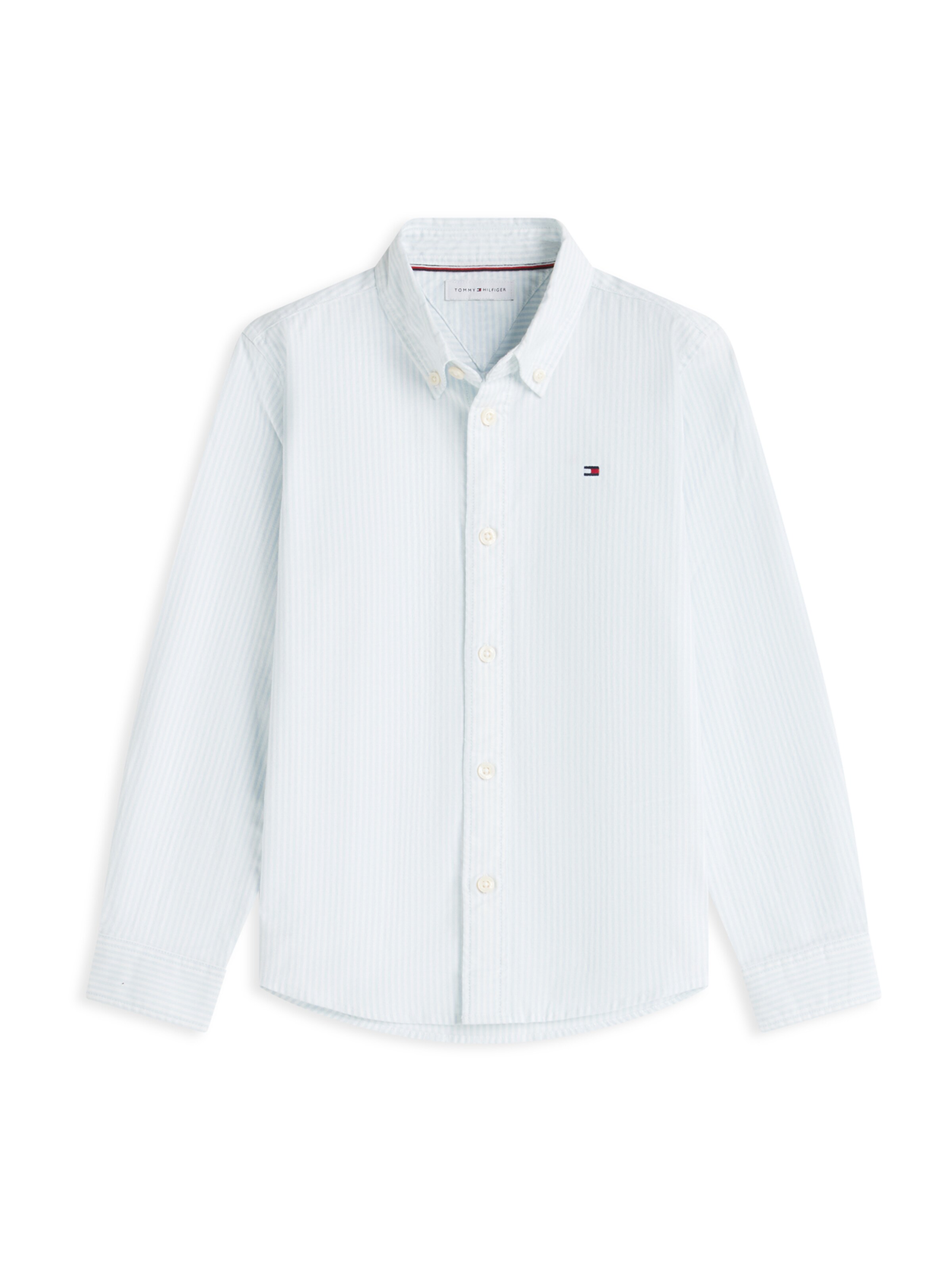 TOMMY HILFIGER Средняя посадка Рубашка в Синий: спереди