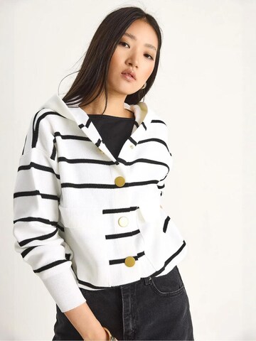 Bianco Lucci Strickjacke in Weiß