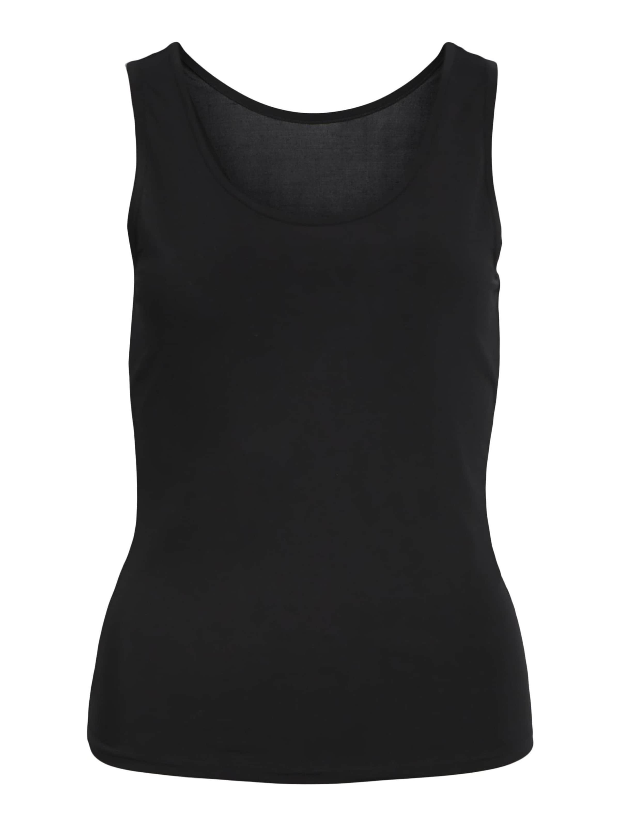 OBJECT Top 'OBJLeena' in Zwart: voorkant