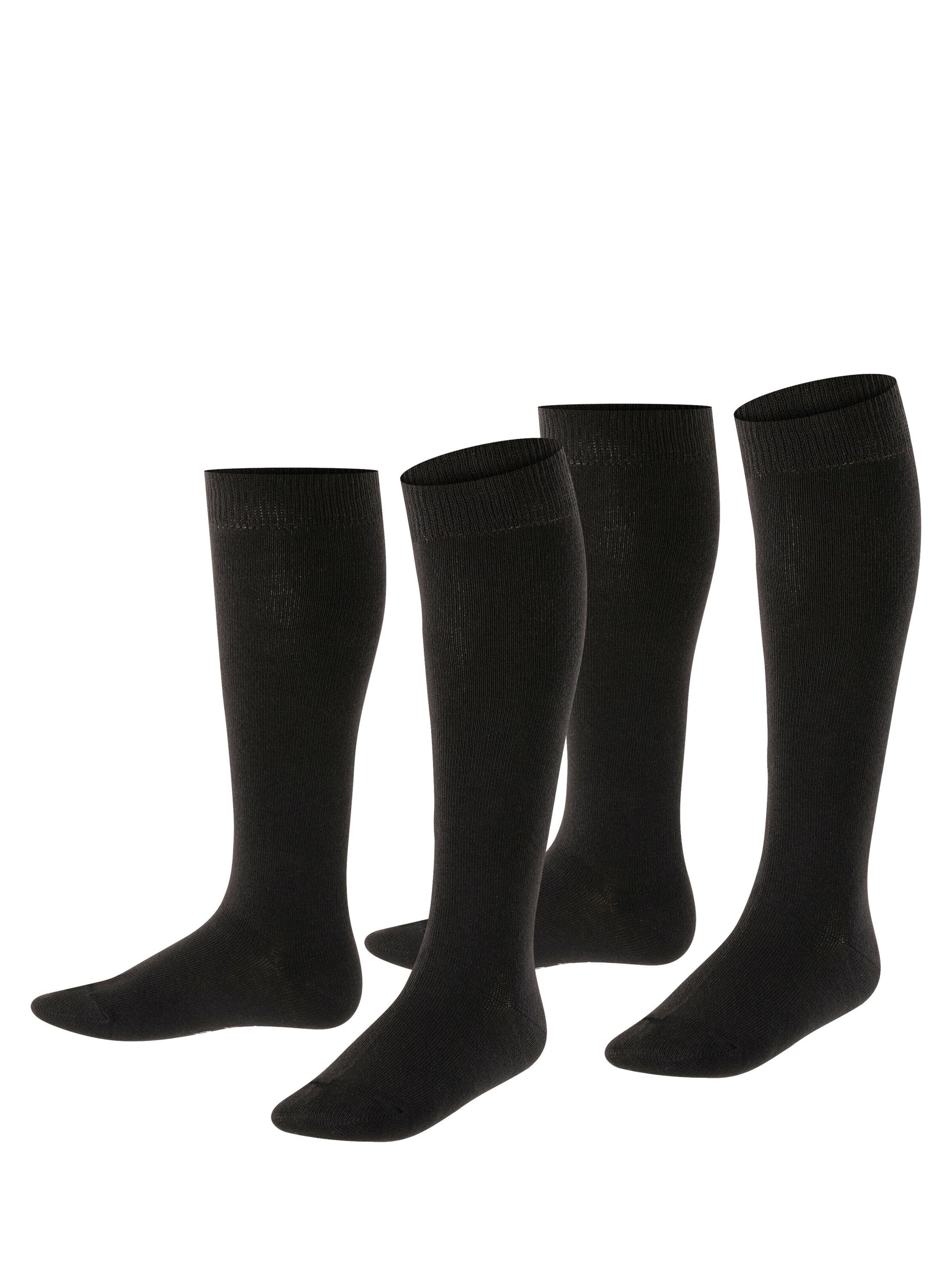 ESPRIT Socks 'Foot Logo 2-Pack' in Black