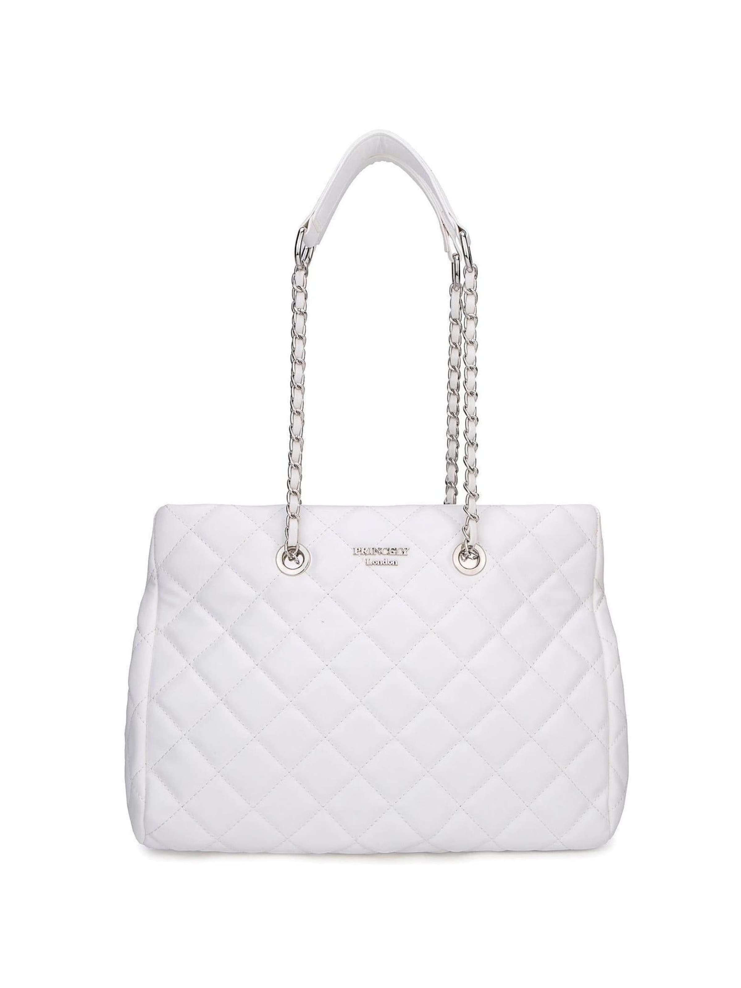 Princely London - Bolso de hombro en blanco: frente