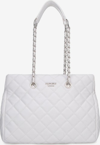 Princely London - Bolso de hombro en blanco: frente
