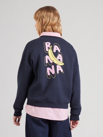 PIECES Sweatshirt 'PCFAST' in Blue: front