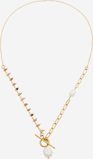 Collana 'Anda' sweet deluxe di colore opale / marrone / oro / rosa / bianco perla, Visualizzazione prodotti