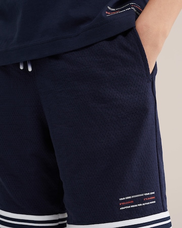 WE Fashion Loosefit Housut värissä sininen