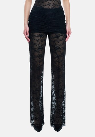 OW Collection Regular Trousers 'Selah' in Black: front