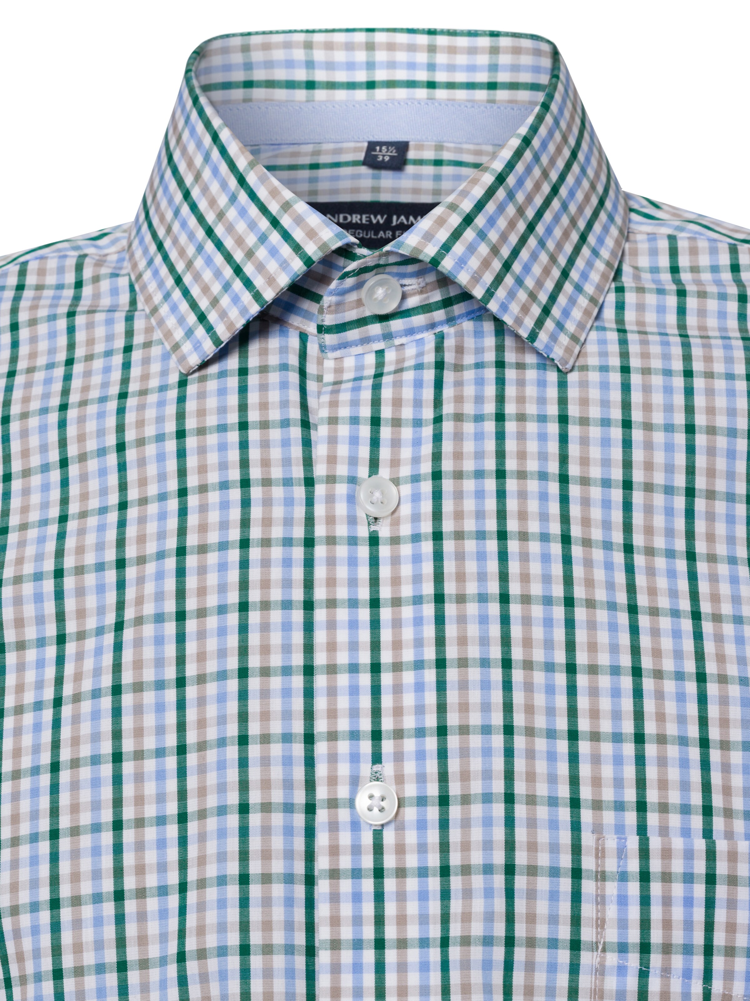 Andrew James Regular Fit Hemd ' ' in Blau