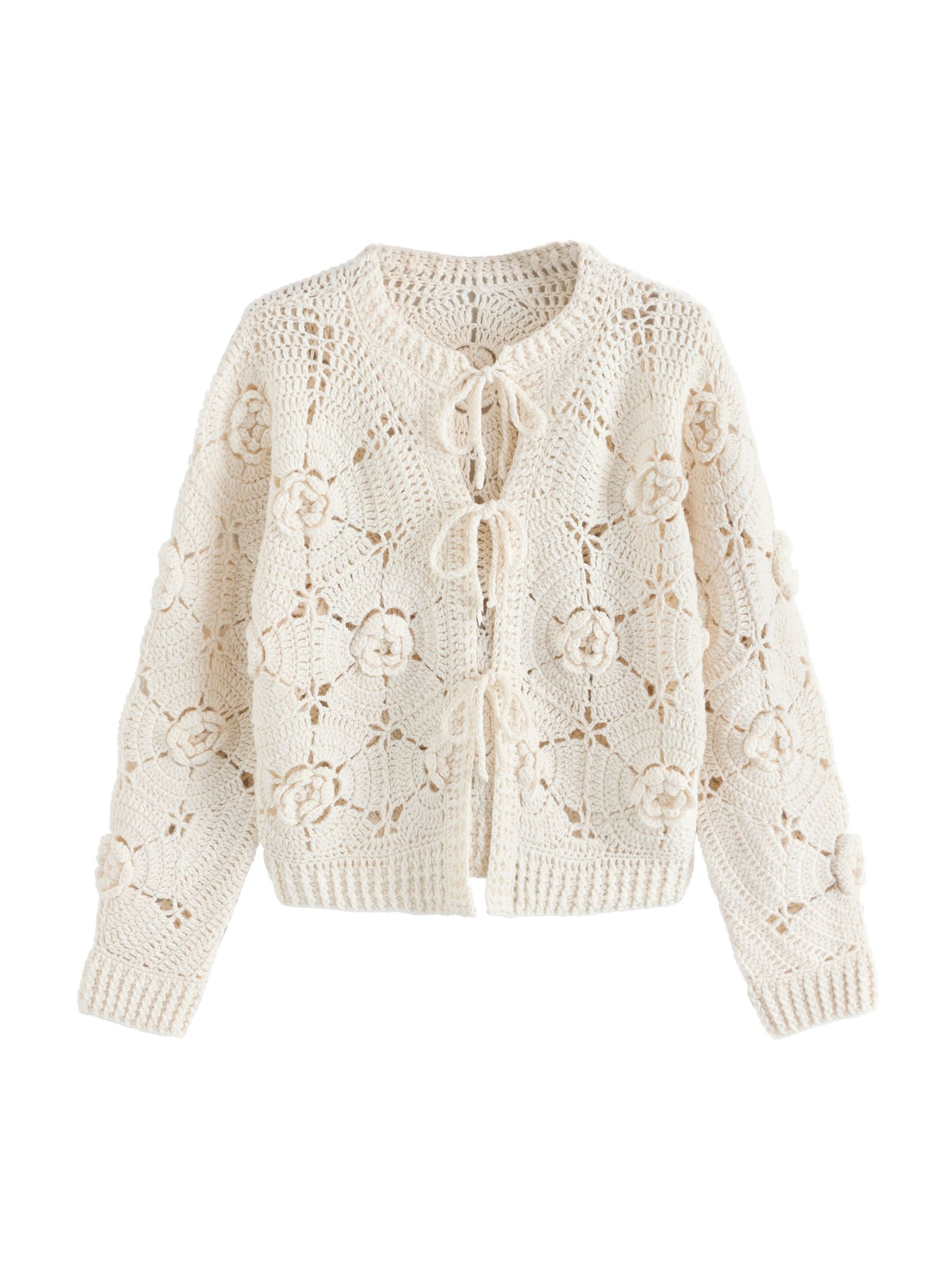 Next Gebreid vest in Beige: voorkant