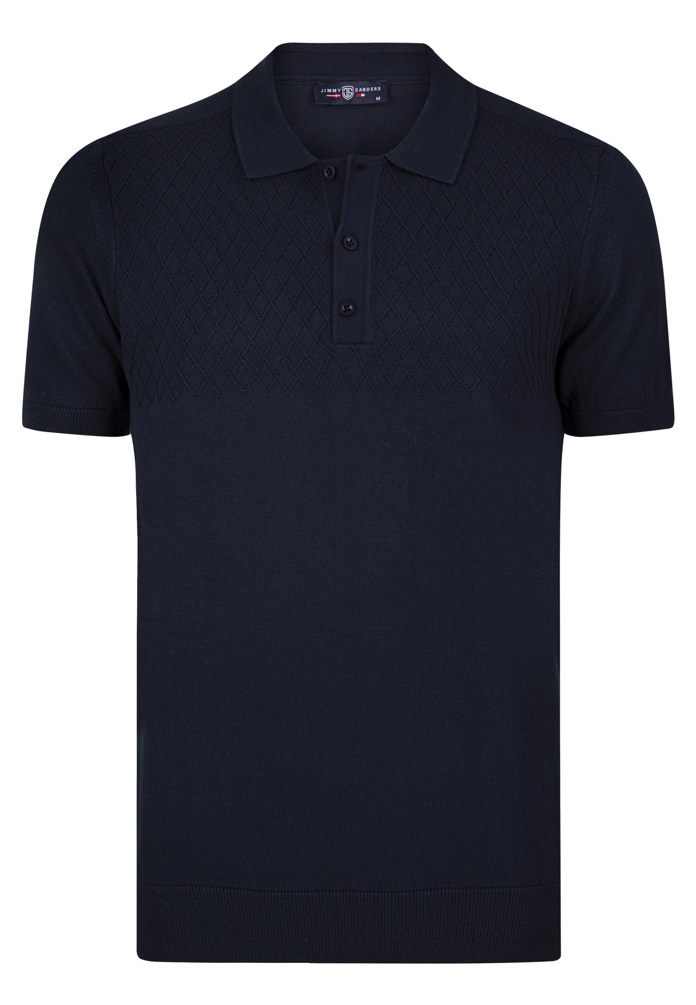 Jimmy Sanders - Camisa em azul: frente