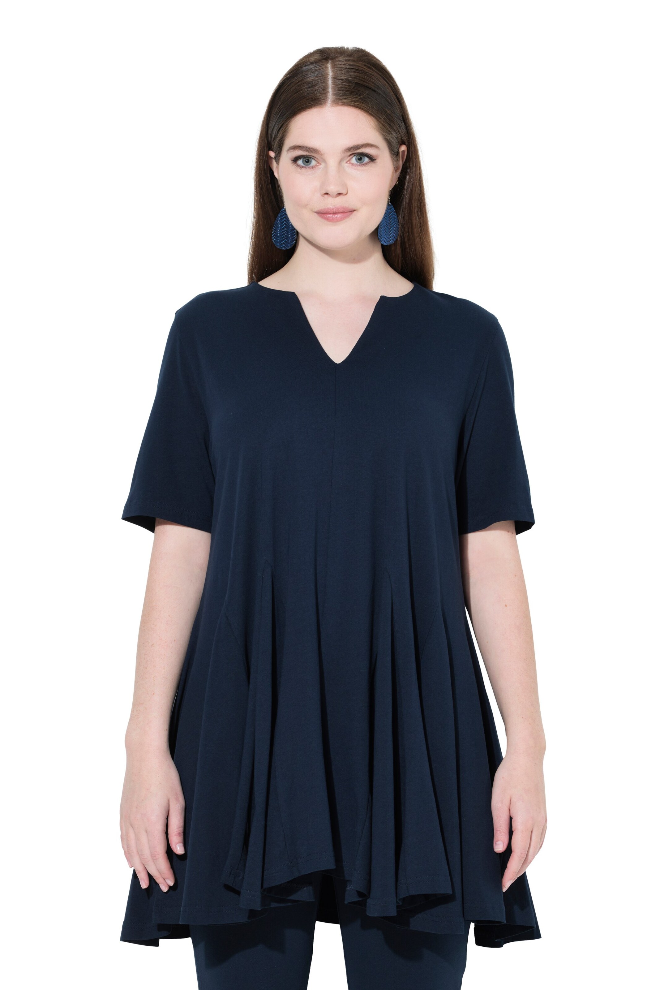 Ulla Popken Shirt in Black: front