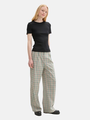 TOM TAILOR DENIM Loosefit Hose in Beige