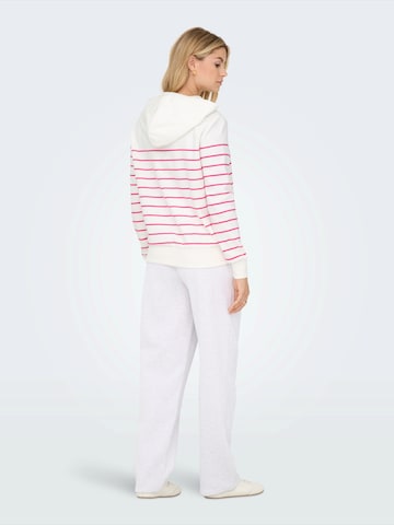 ONLY Mikina 'ONLADELLE' – bílá