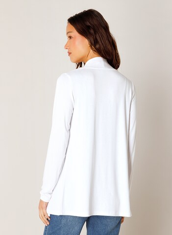 BASE LEVEL Strickjacke in Weiß