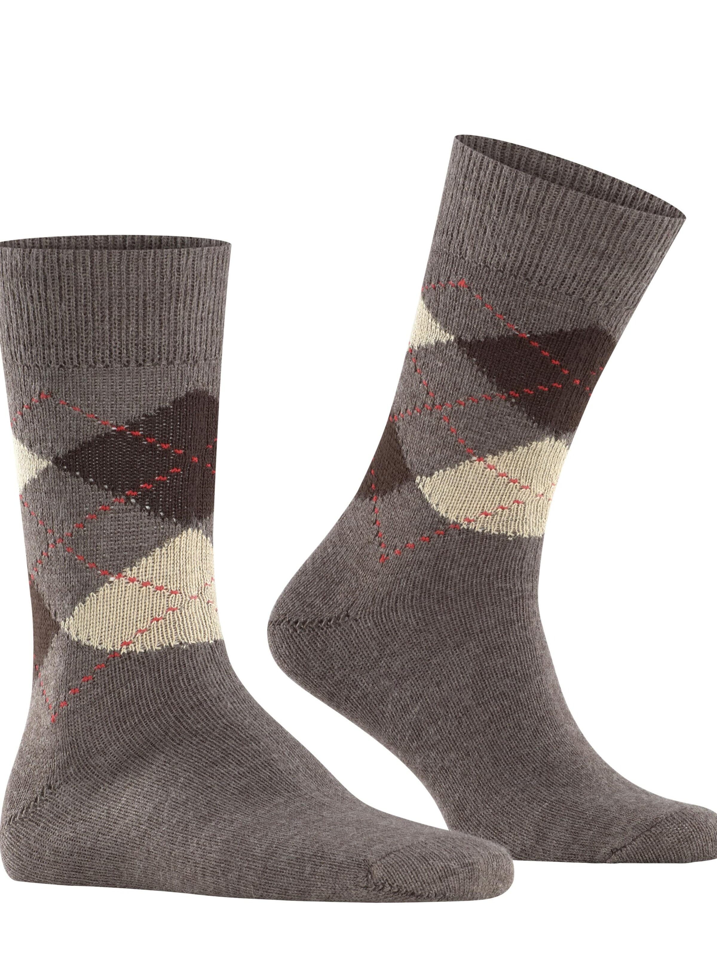 BURLINGTON Socken 'Preston'‌‌‌‌‌‌‌ in Braun: Vorderseite