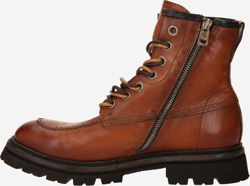 Boots stringati 'RAGNO' di A.S.98 in marrone