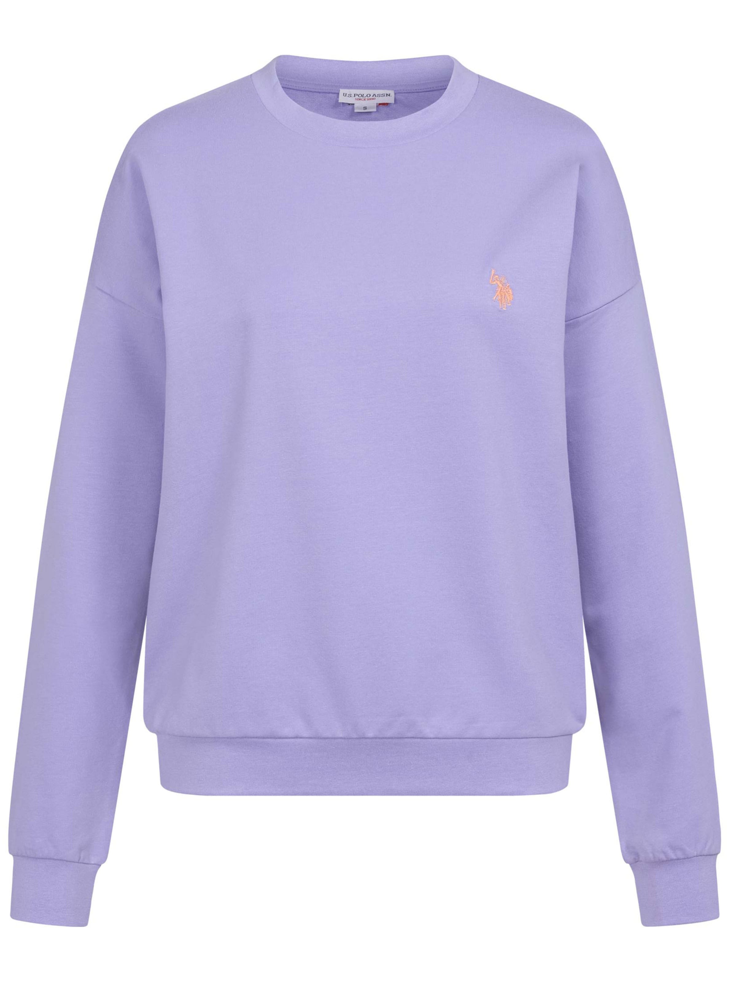 U.S. POLO ASSN. Sweatshirt in Lila: voorkant