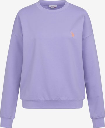 U.S. POLO ASSN. Sweatshirt in Lila: voorkant