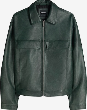 Bershka Jacke in Grün: Vorderseite