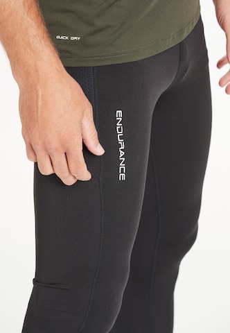 ENDURANCE Skinny Sportbroek 'Kerir' in Zwart