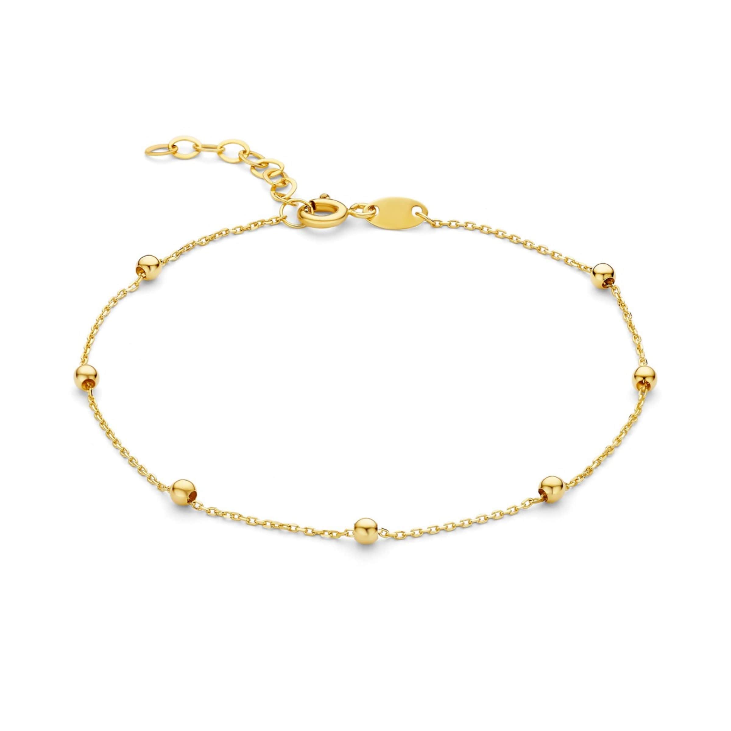 Beloro Jewels Armband in Goud: voorkant