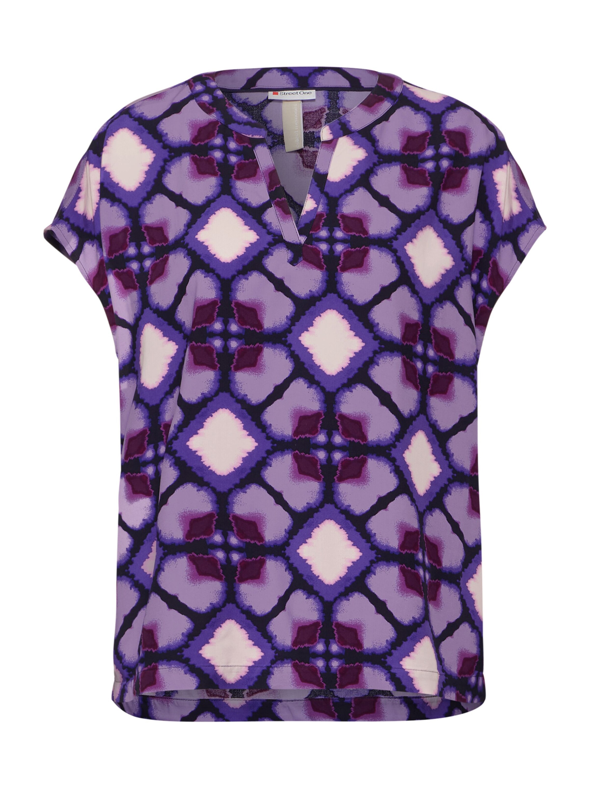 STREET ONE Bluse in Lila: Vorderseite