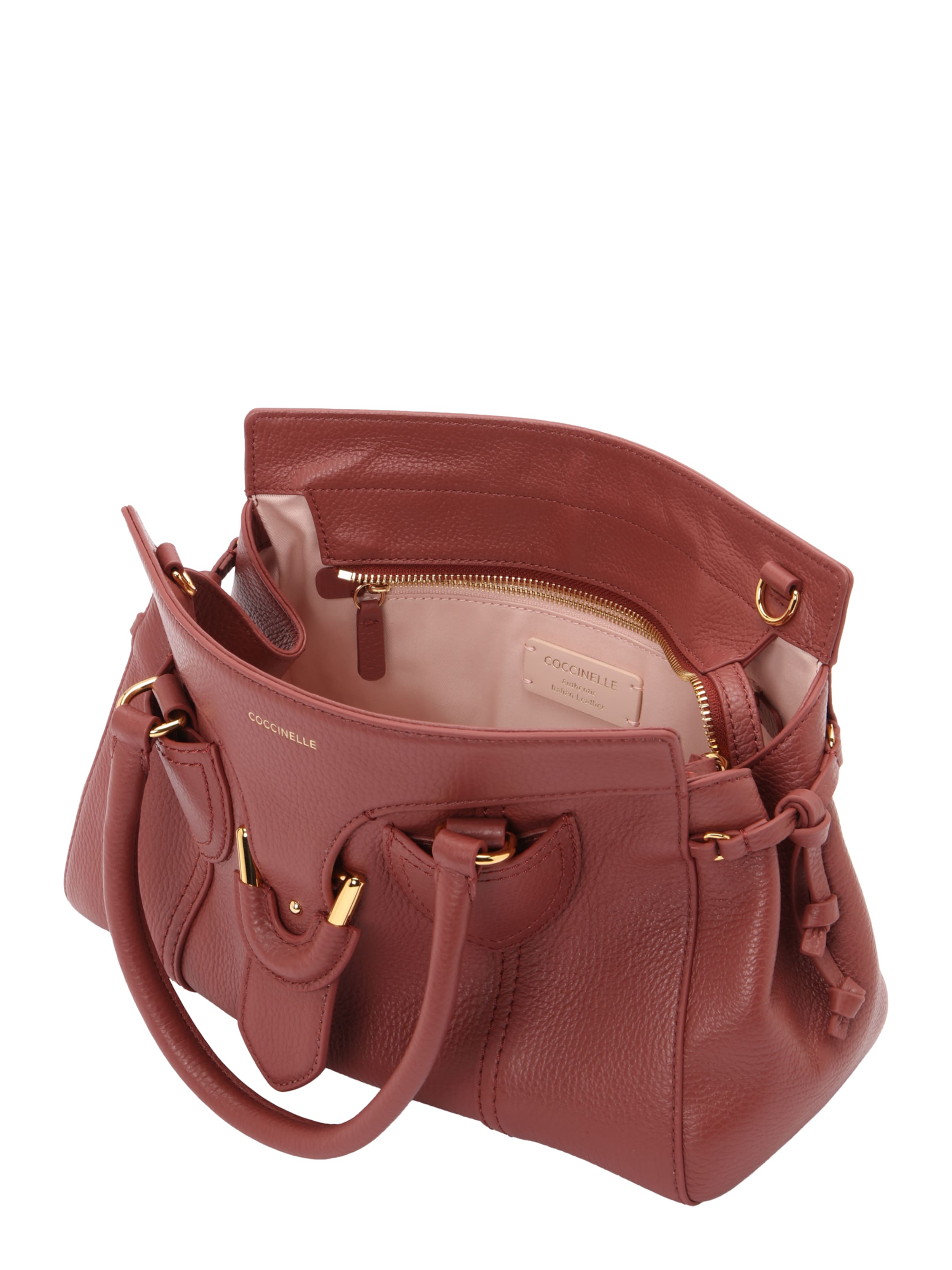 Coccinelle Дамска чанта 'YORK' в червено: отгоре