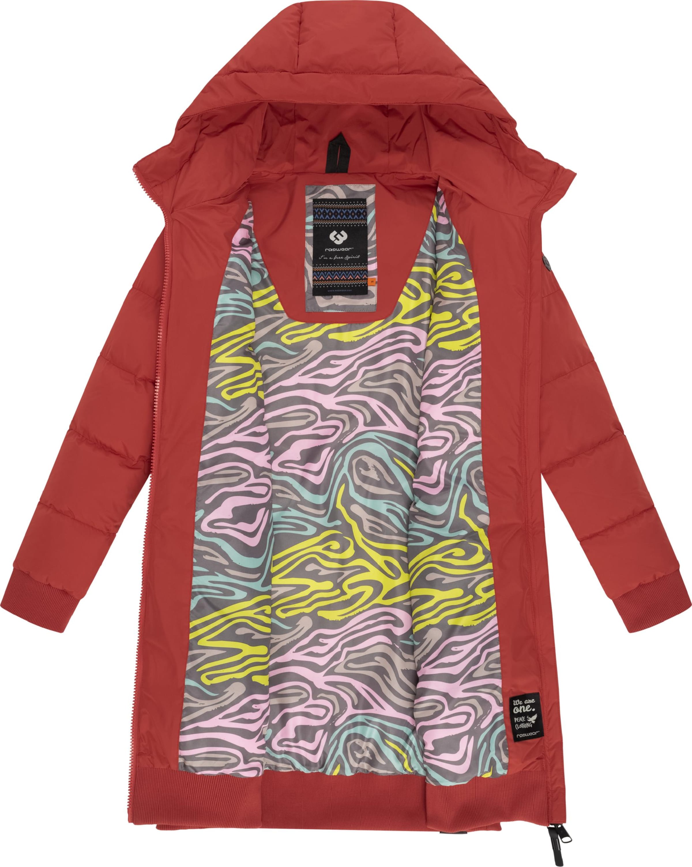 Manteau fonctionnel 'Briosh' Ragwear en rouge