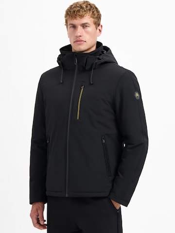No Excess Funktionsjacke in Schwarz: Vorderseite