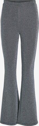 évasé Pantalon 'KOALA' VILA en gris : devant