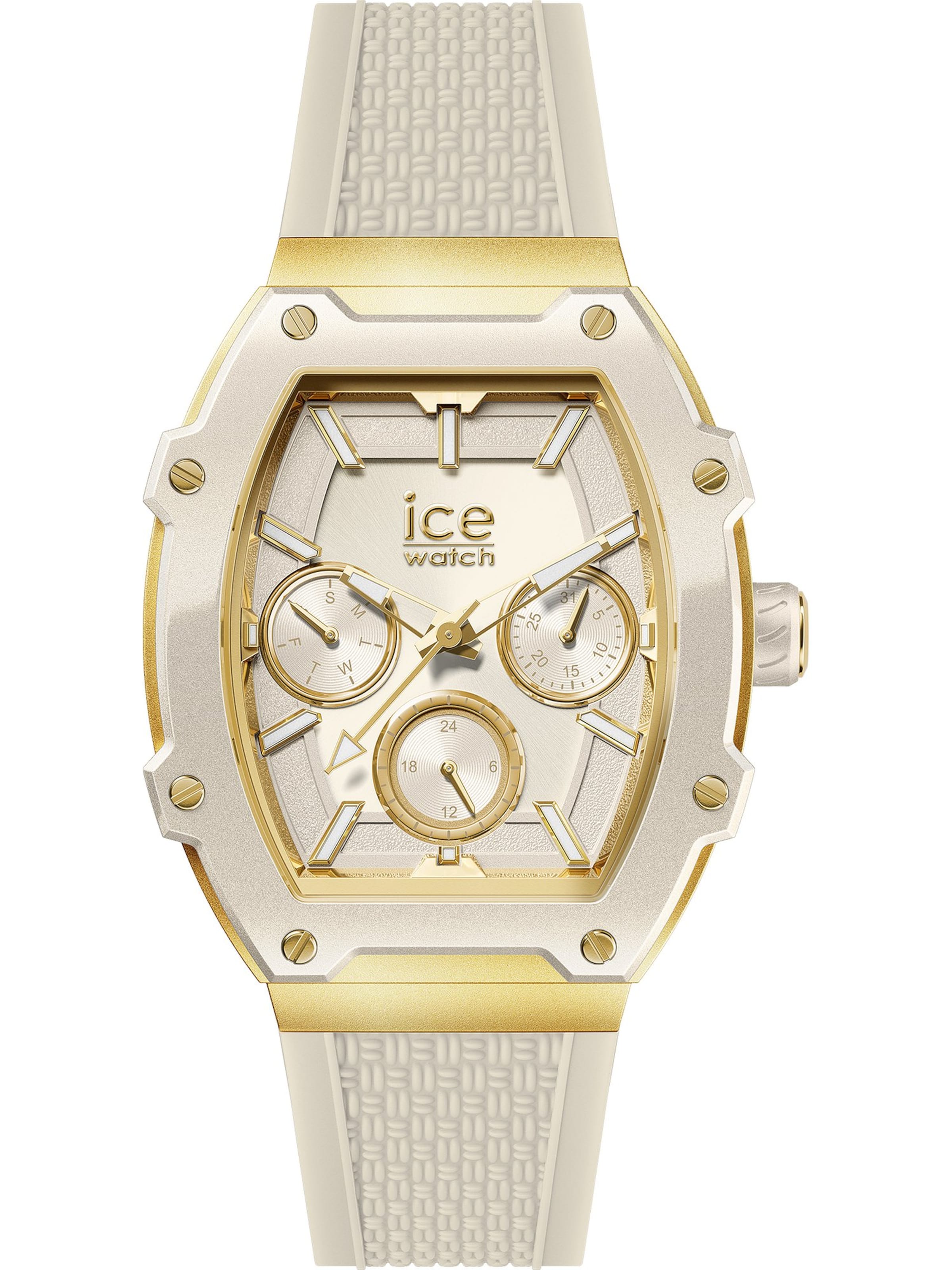 ICE WATCH Analoguhr in Beige: Vorderseite