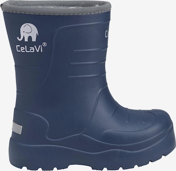 CeLaVi Rubber boot 'CEThermal ' in Blue: front