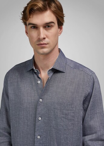 HECHTER PARIS Regular fit Zakelijk overhemd in Blauw