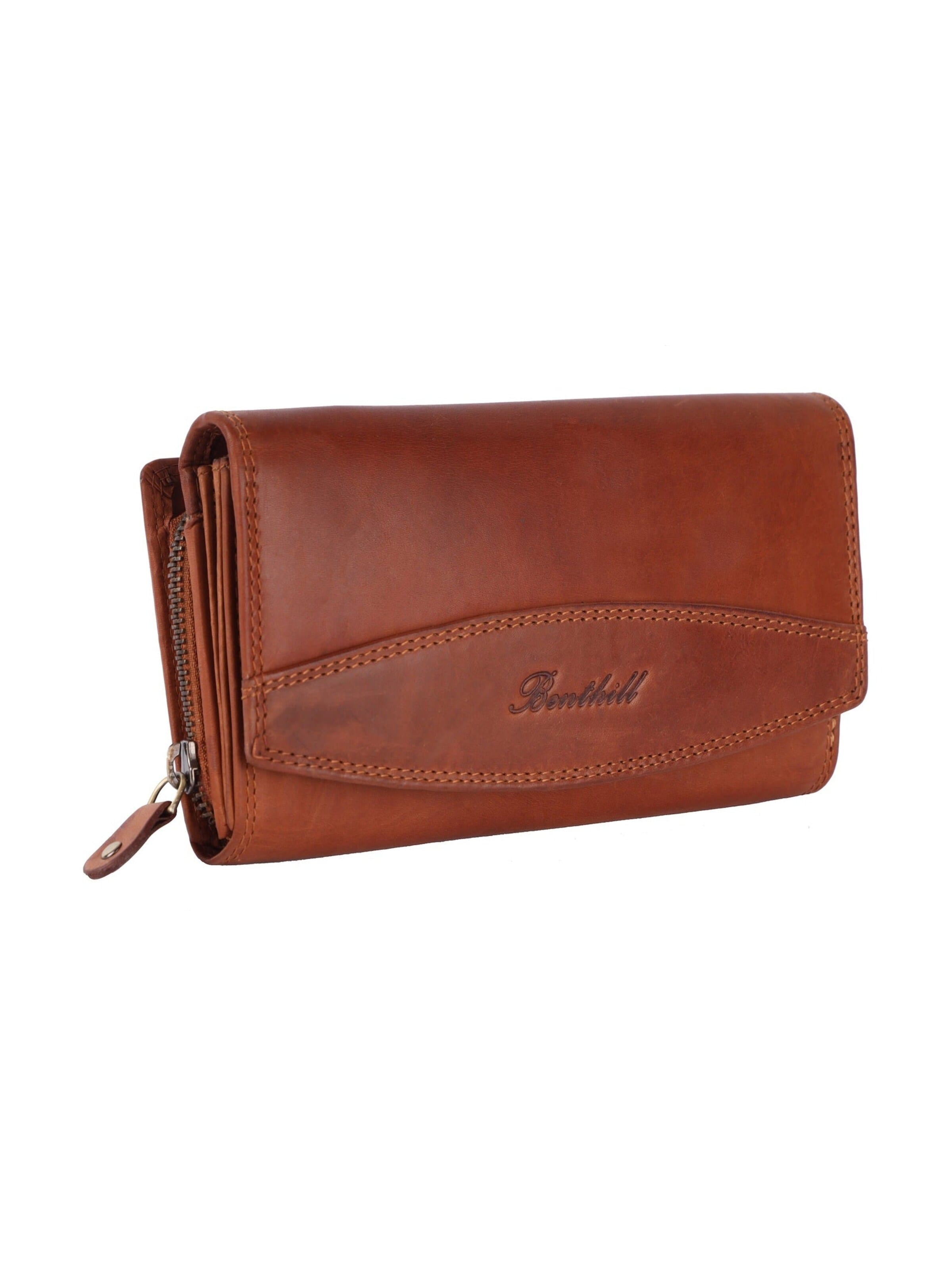 Benthill Wallet in Brown: front