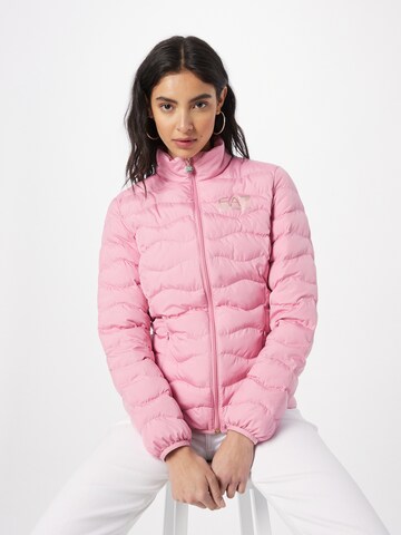 EA7 Emporio Armani Winter Jacket in Pink: front