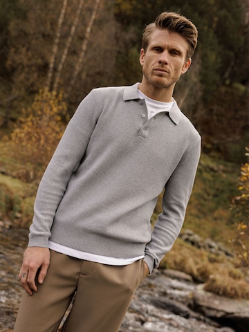 DAN FOX APPAREL Shirt 'Curt' in Grey