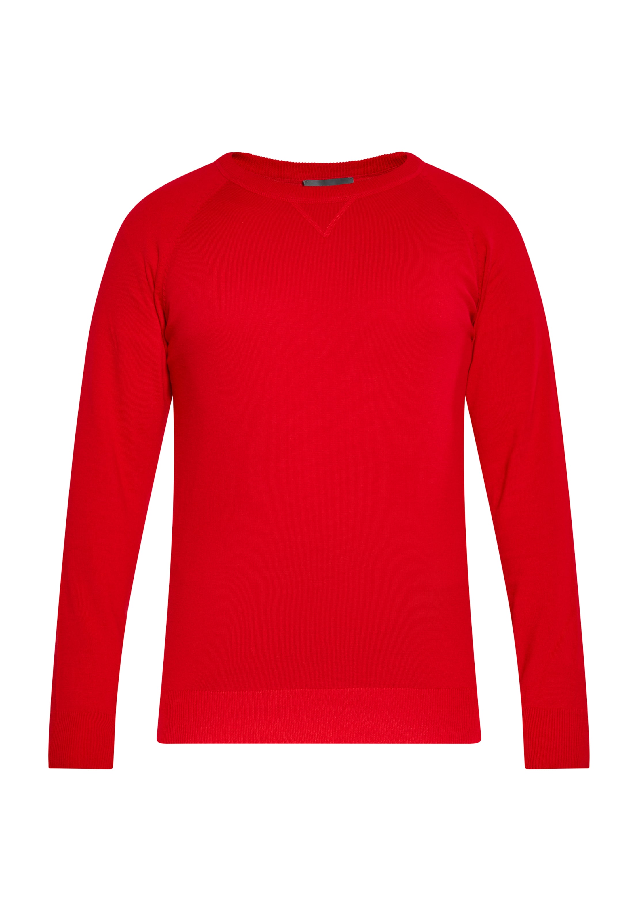 Pull-over boline en rouge : devant