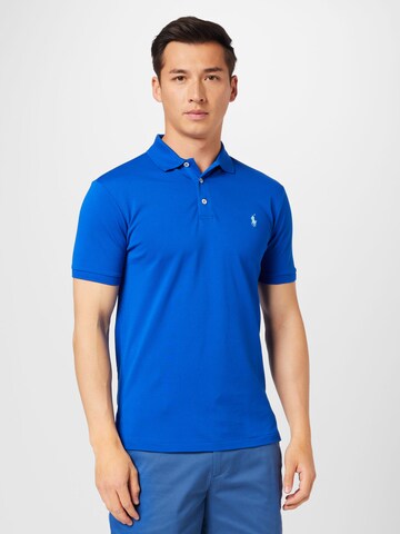 Coupe slim T-Shirt Polo Ralph Lauren en bleu : devant