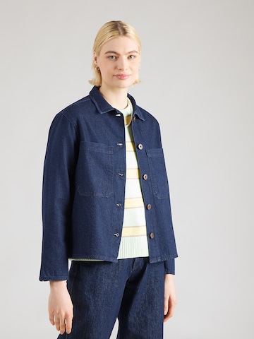 Sublevel - Casaco meia-estação em azul: frente