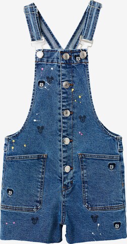 Desigual Regular Tuinbroek in Blauw: voorkant