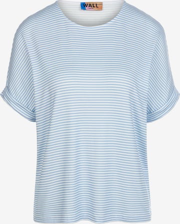 WALL London Shirt in Blue: front