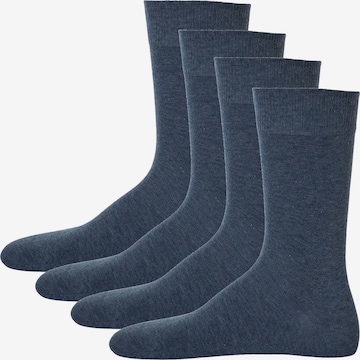 Hudson Socks in Blue: front