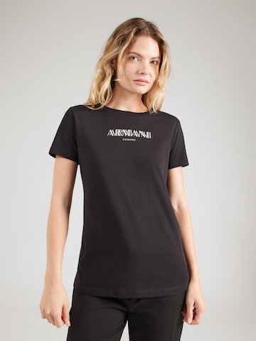 ARMANI EXCHANGE Μπλουζάκι σε μαύρο: μπροστά