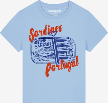 T-shirt 'Sardines Portugal' Watapparel en bleu : devant