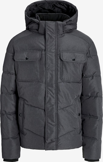 JACK & JONES Talvitakki värissä tummanharmaa / valkoinen, Tuotenäkymä